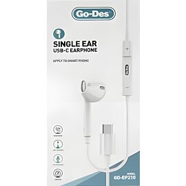 Go-Des Single USB-C Earphone
